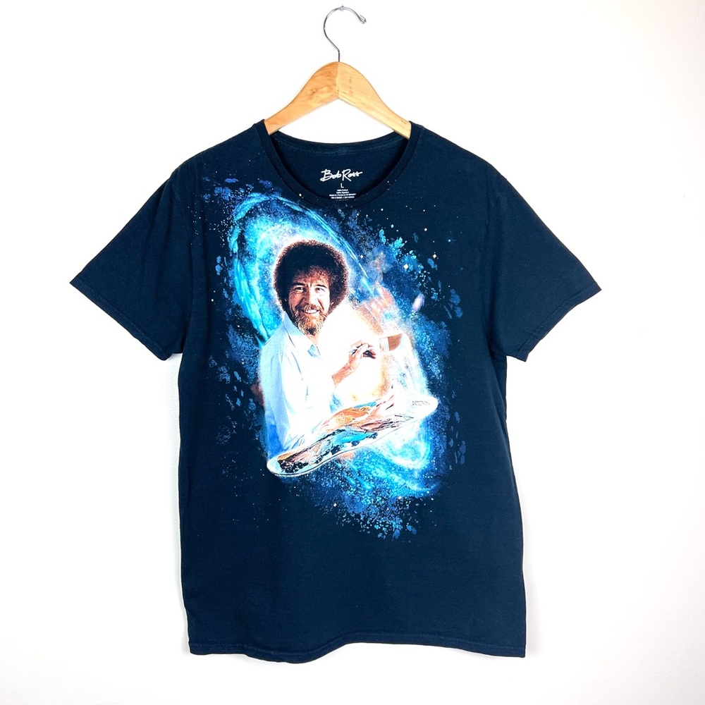 Bob Ross Galaxy Joy Of Painting Graphic Tee